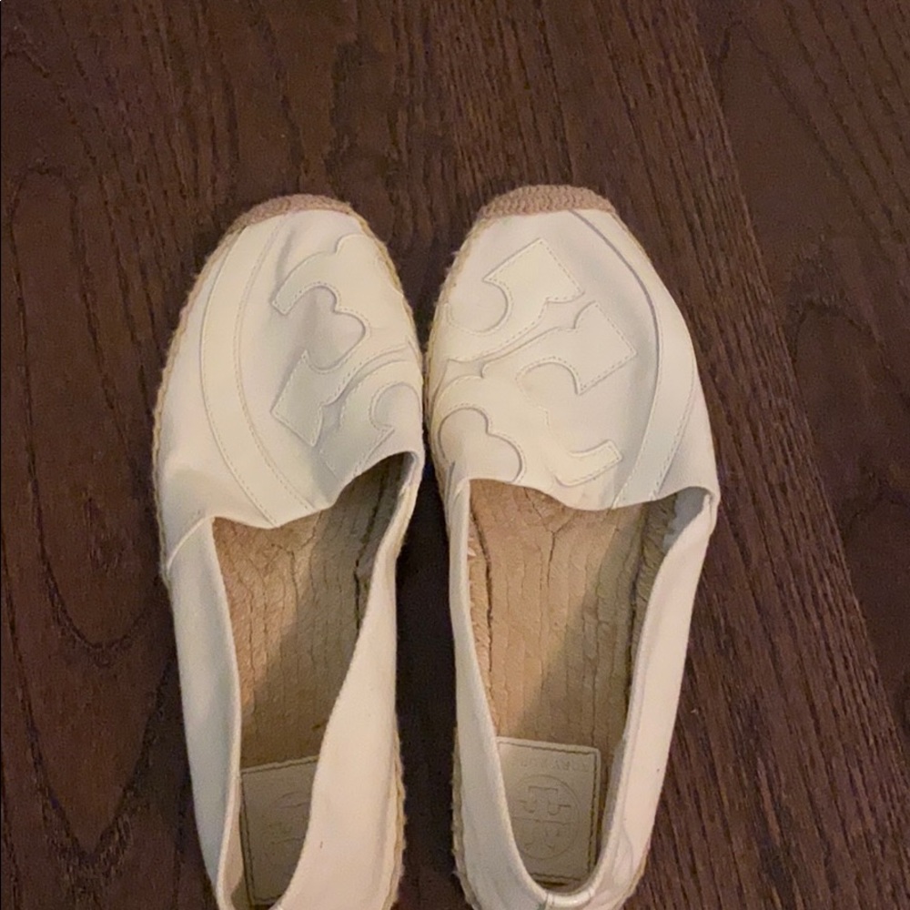 Cream Tory Burch Espadrilles Size 9.5